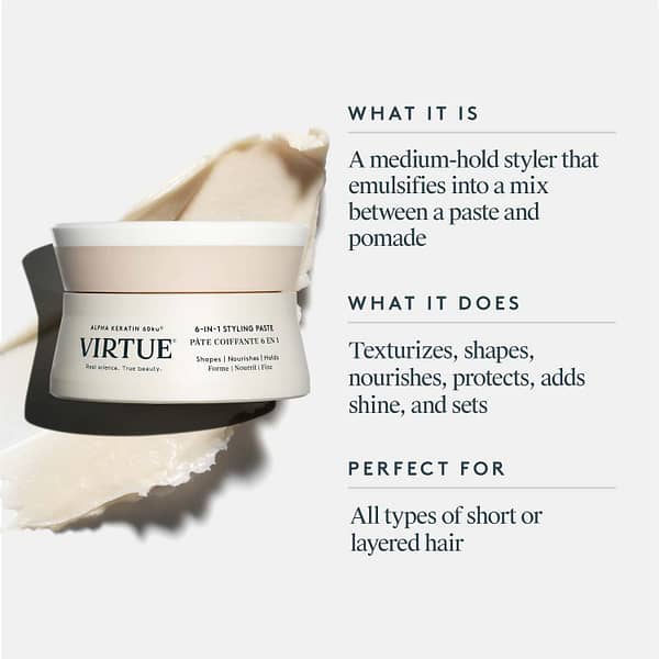 Virtue 6-in-1 Styling Paste what it is