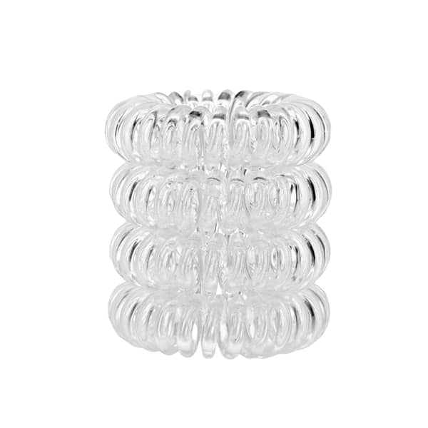 Kitsch Spiral Hair Ties - Clear