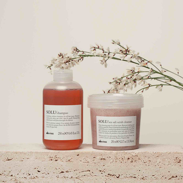 Davines solu shampoo & scrub