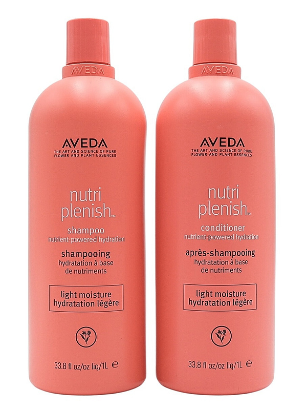 aveda nutriplenish light shampoo conditioner 1L