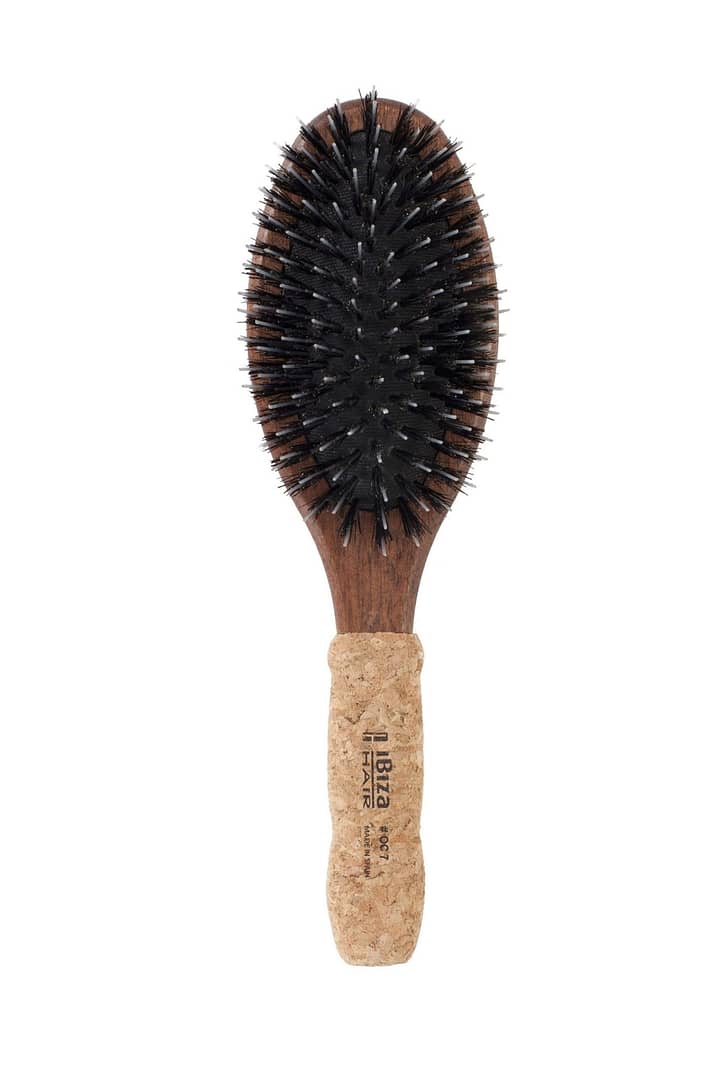 Flat boar bristle brush online