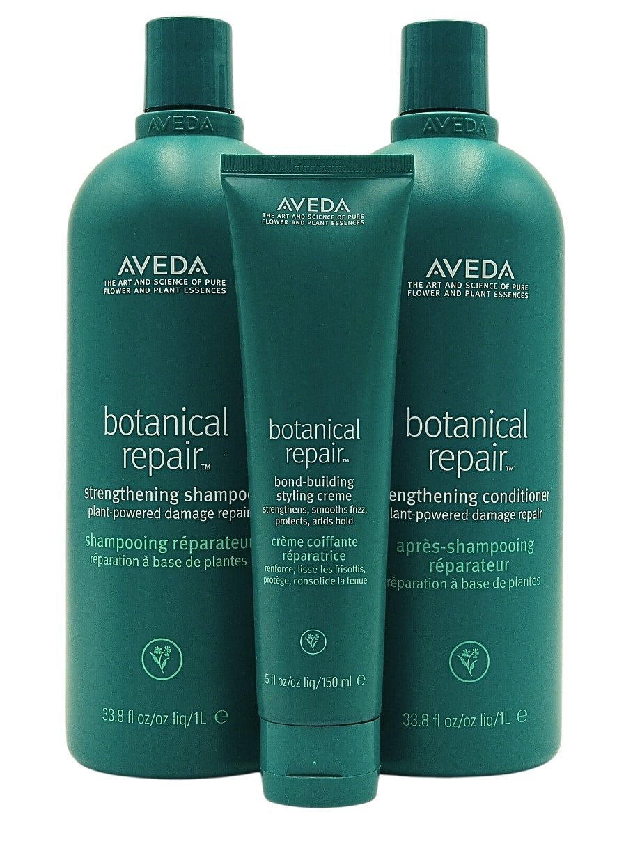 Aveda Botanical Repair Shampoo & Conditioner 1L Set With Bond Building