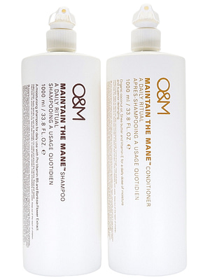 o&m maintain the mane shampoo conditioner set 1L