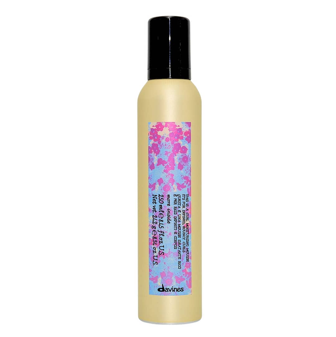 Davines curl moisturizing mousse