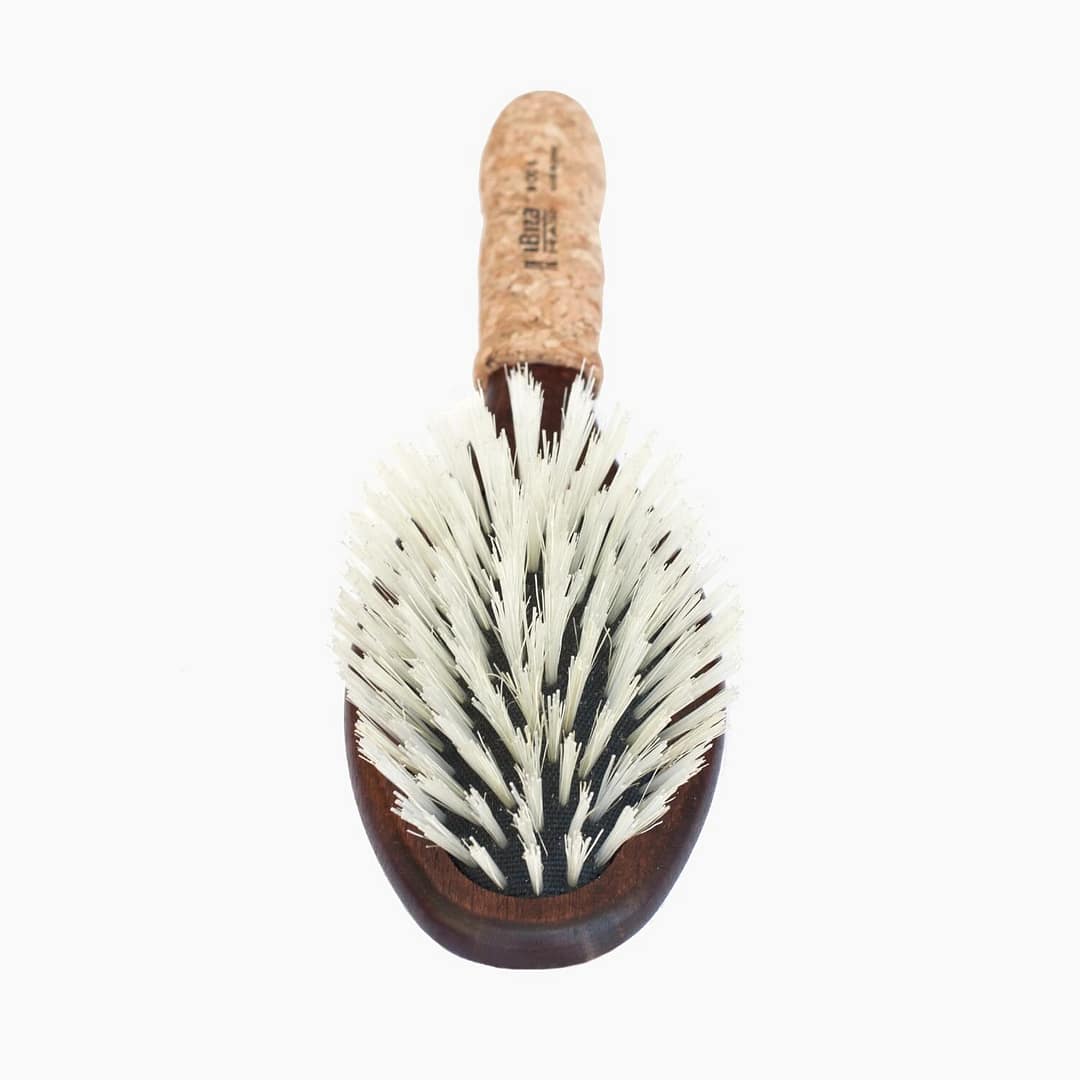 Ibiza OC6 Oval Flat Blonde Boar Bristle Brush