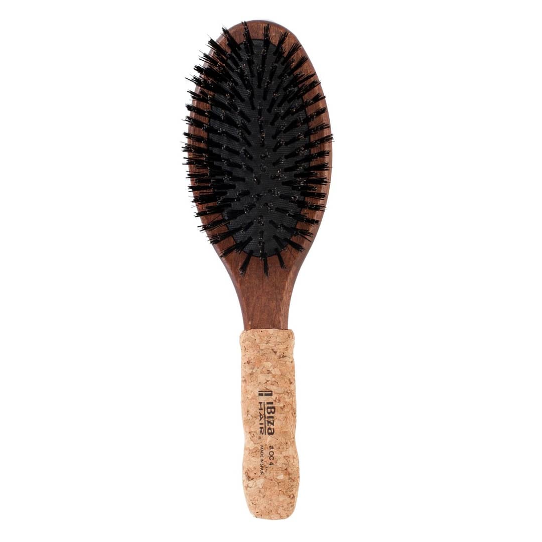Ibiza OC4 Oval Flat Brush Boar Bristle