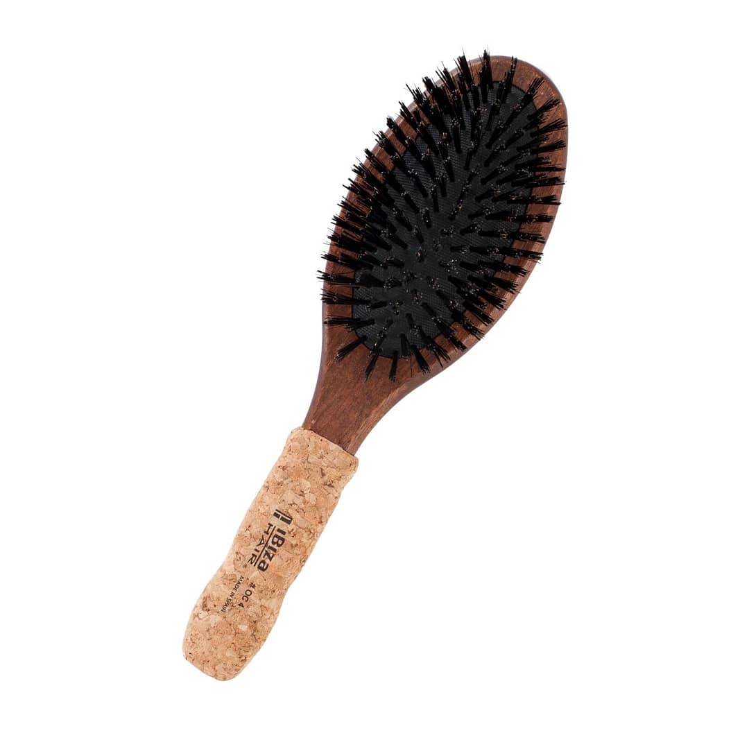 Ibiza OC4 Oval Flat Brush Boar Bristle