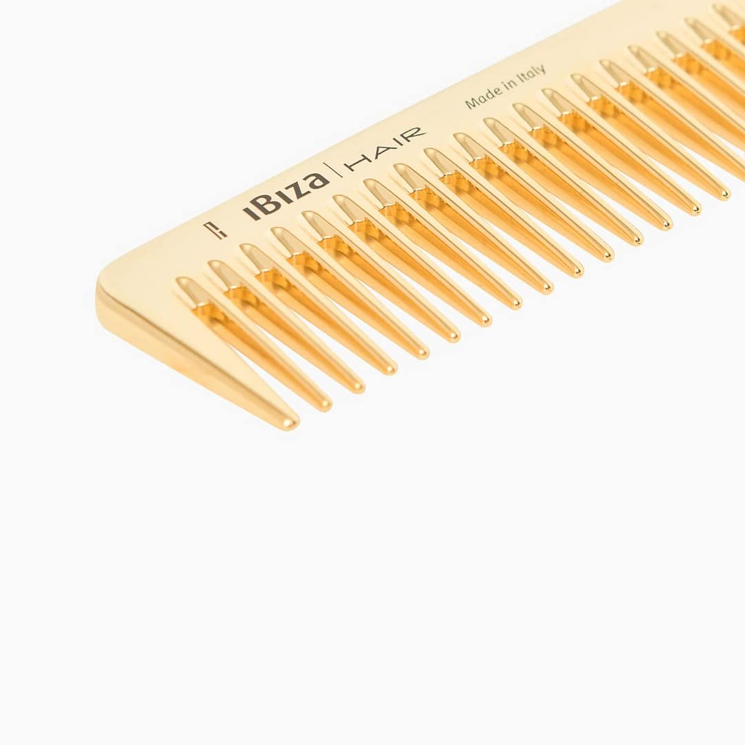 Ibiza Styling Comb Gold