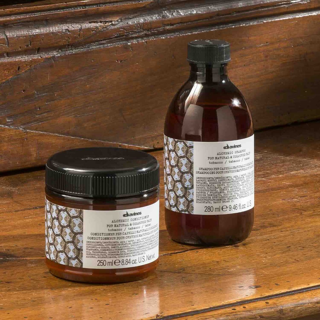 Davines Alchemic Tobacco Shampoo & Conditioner
