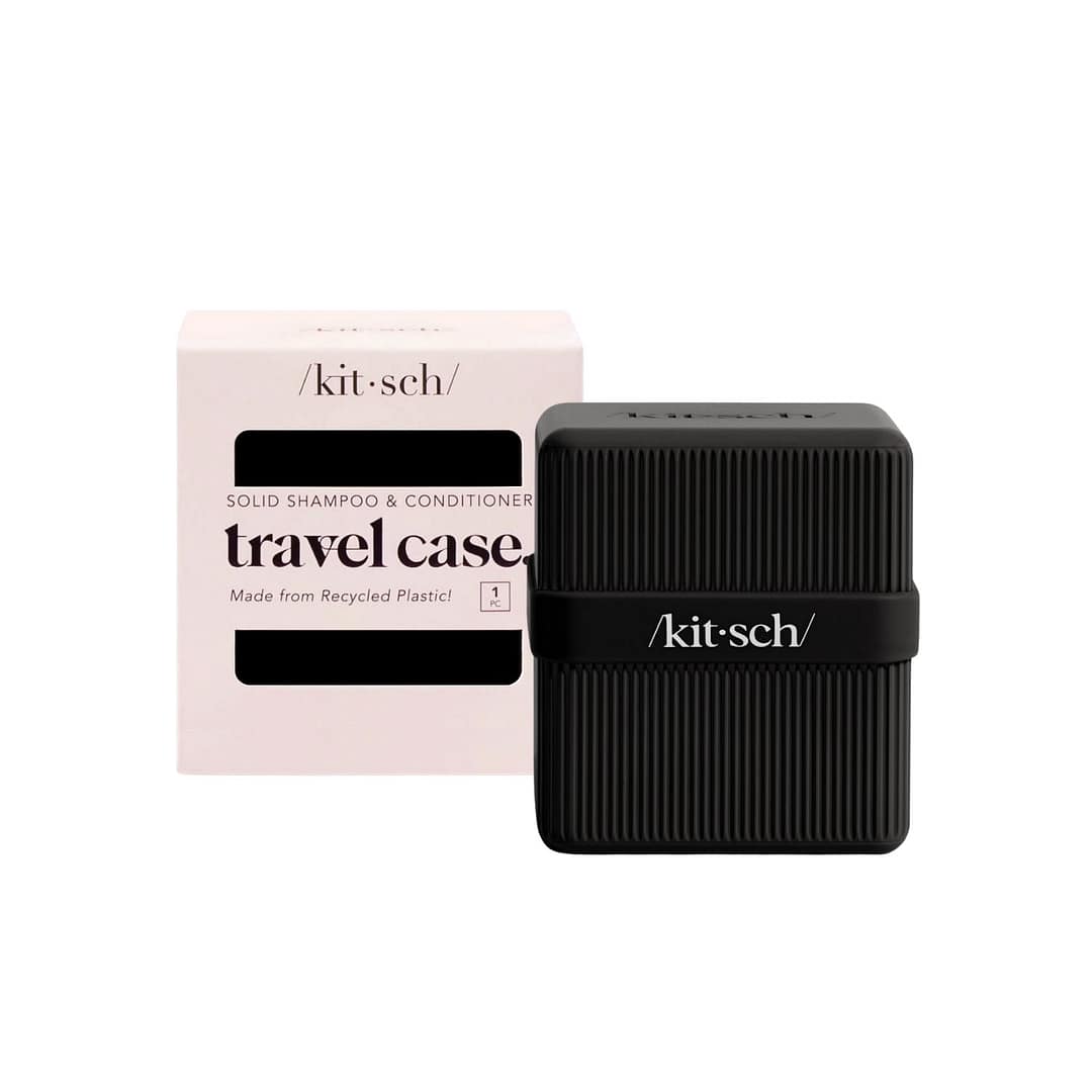 Kitsch Bottle Free Beauty Travel Case - Black