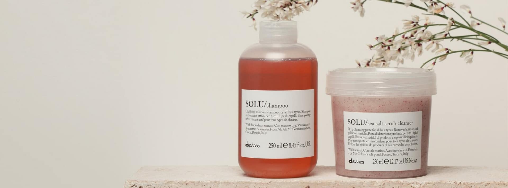 DAVINES SOLU BANNER