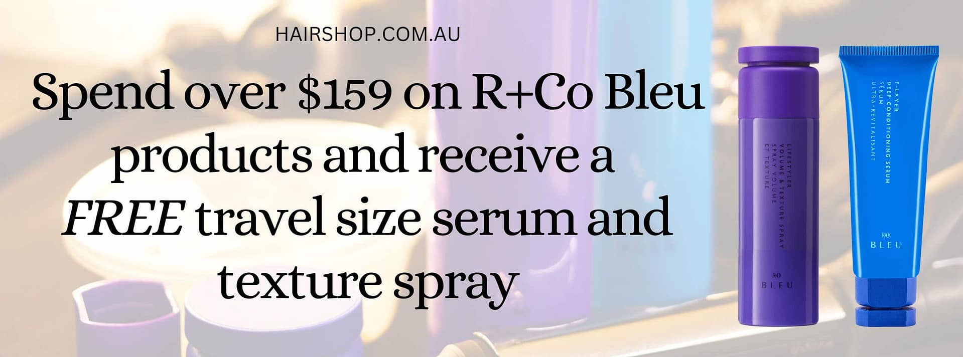 R+Co Bleu banner special offer
