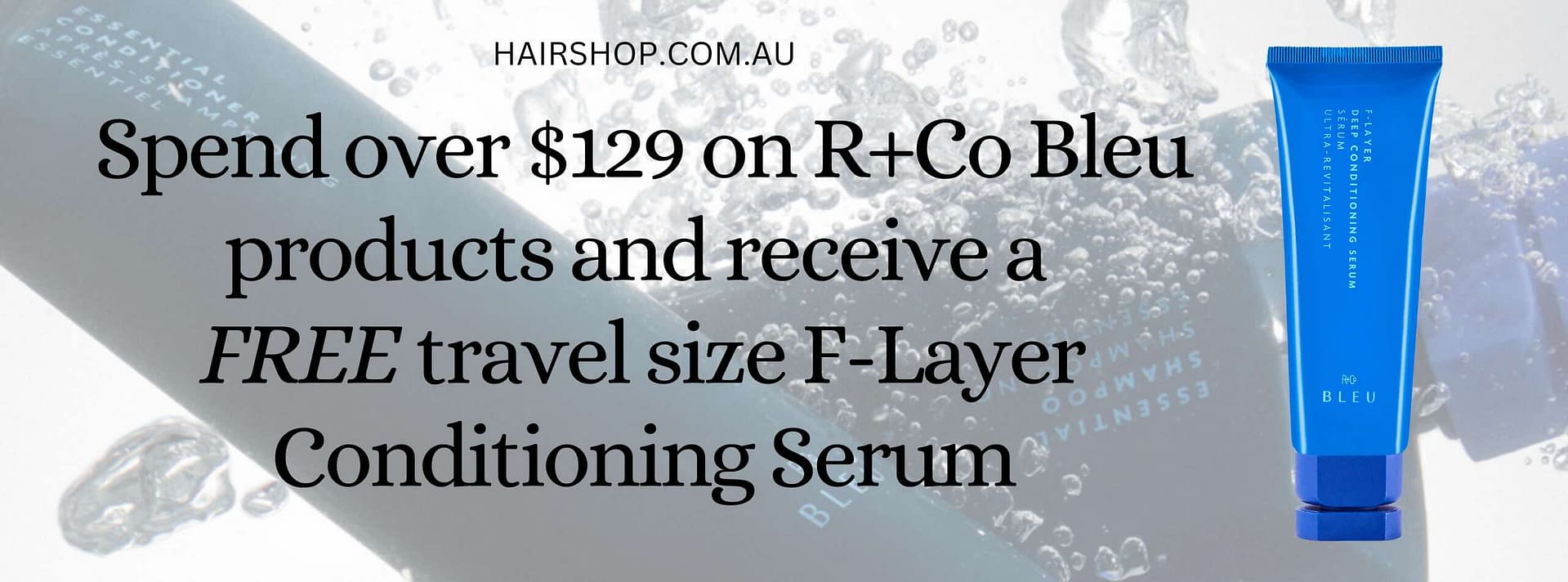 R+Co Bleu special offer banner