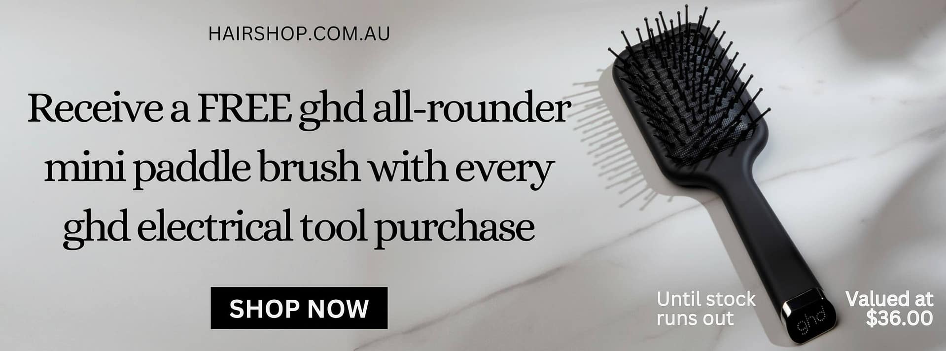 Ghd special offer banner
