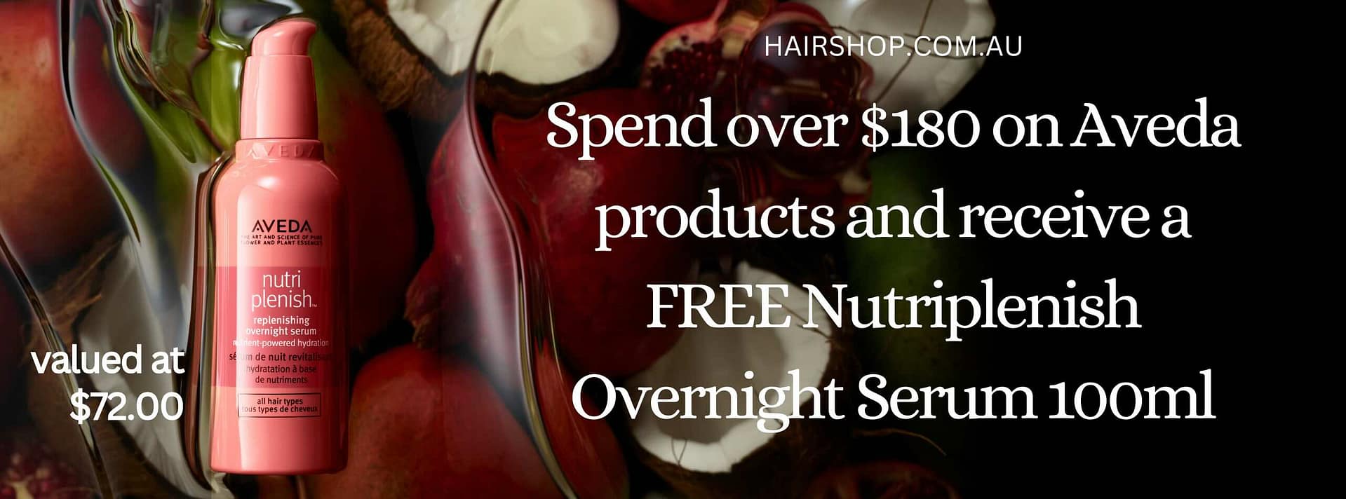 Aveda Nutriplenish Offer banner