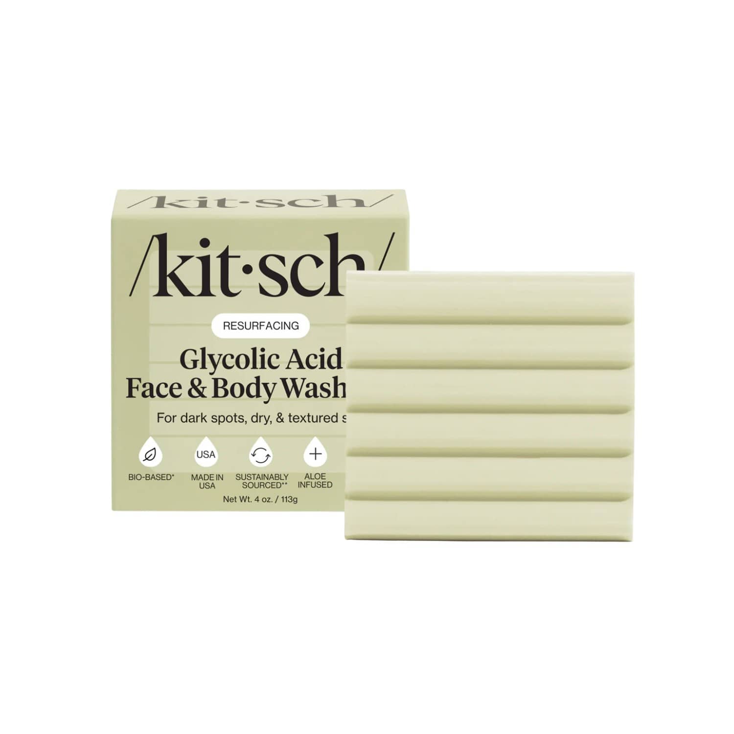 Kitsch Glycolic Acid Face & Body Wash