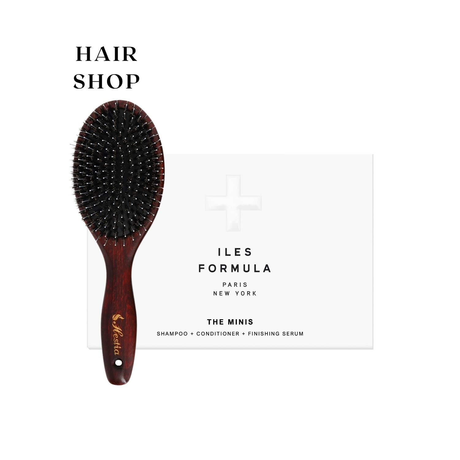 Iles Formula The Minis + Boar Bristle Brush