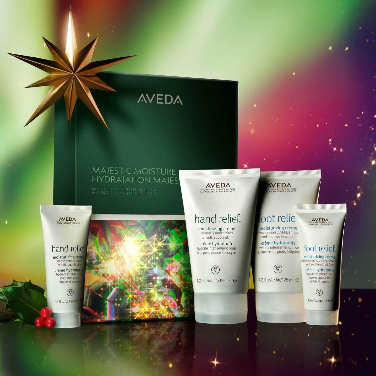 Aveda Majestic Moisture: Hand Relied & Foot Relief Essentials