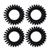 Kitsch Spiral Hair Ties - black 2