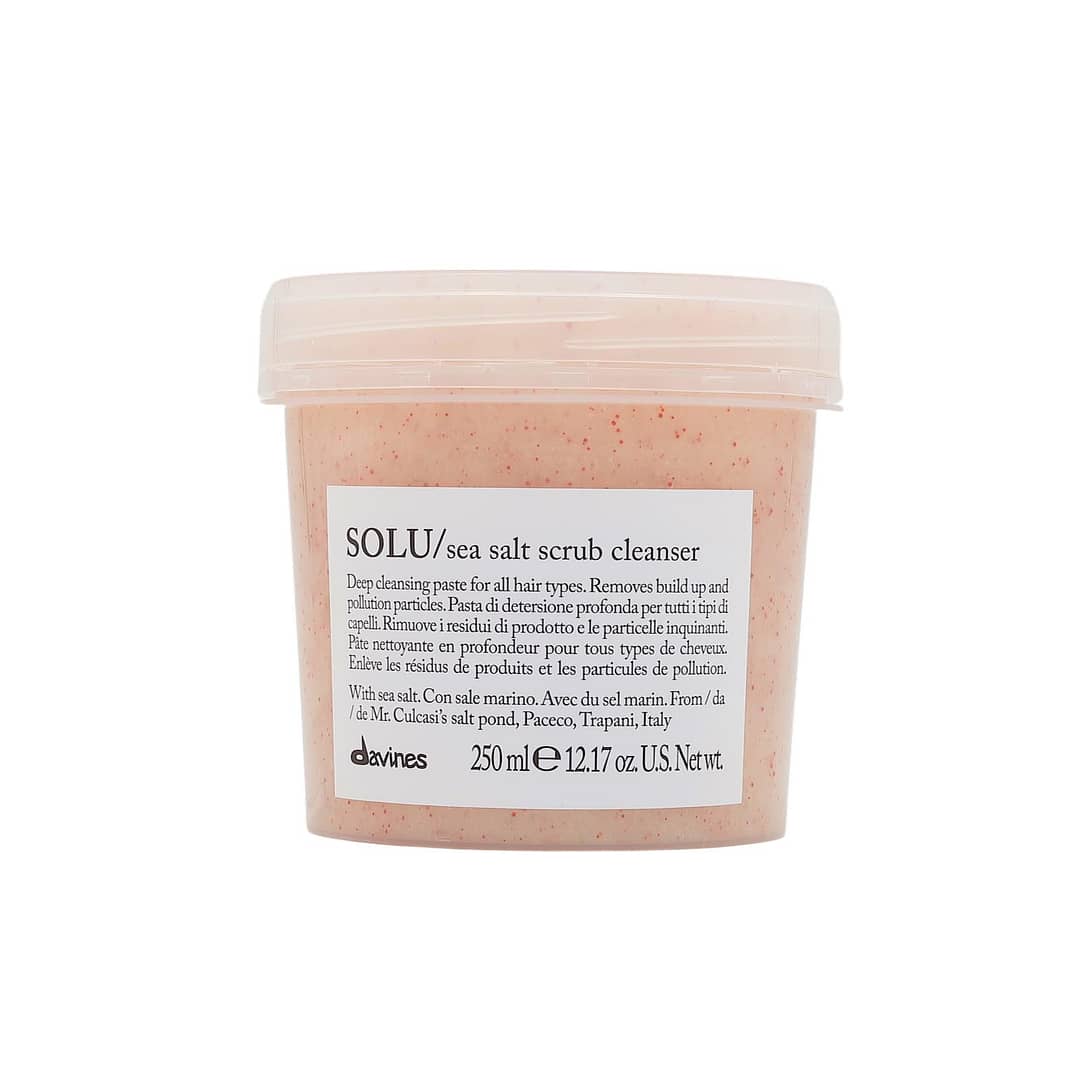Davines Essentials Solu sea salt scrub cleanser