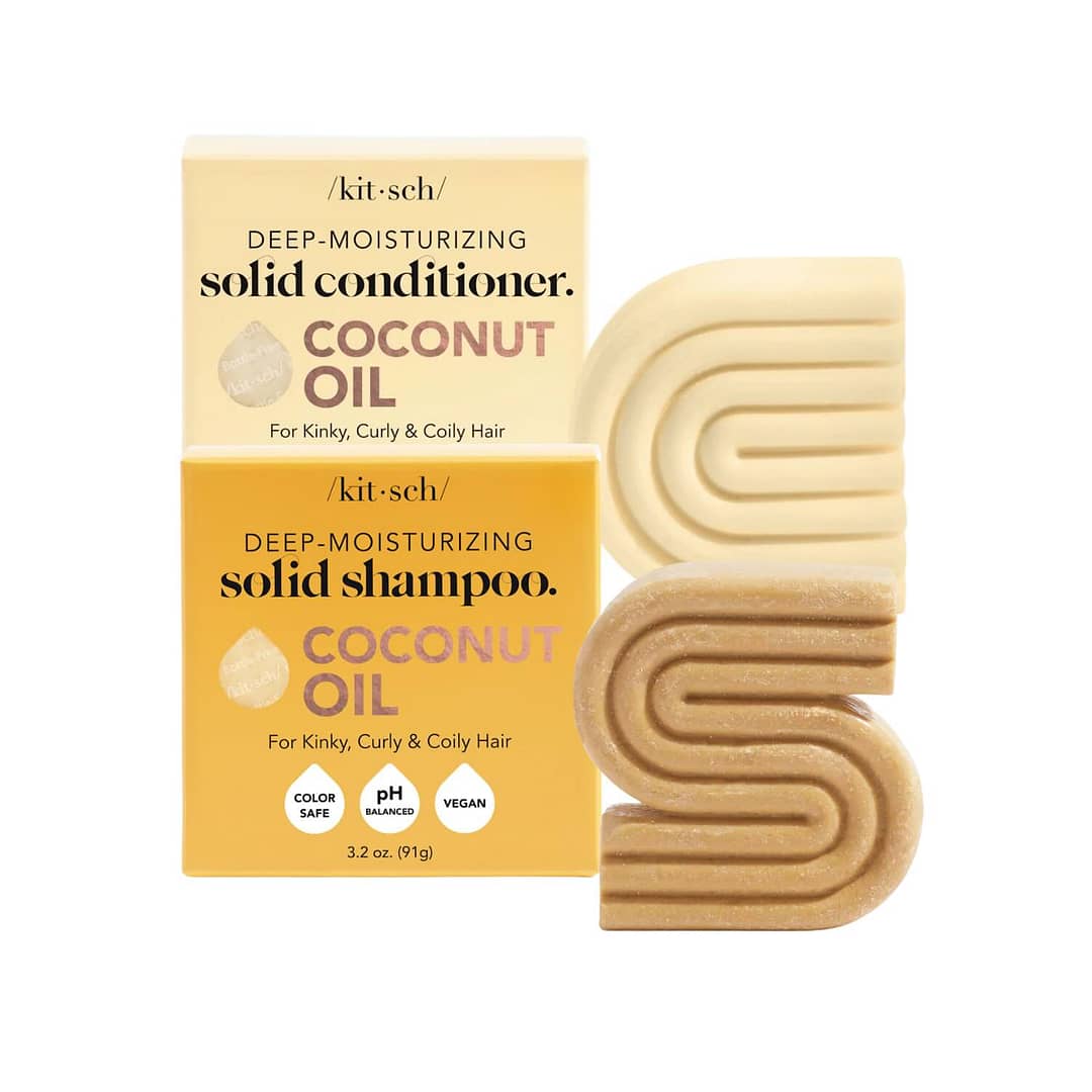 Kitsch Coconut Oil Shampoo and Conditioner Bar