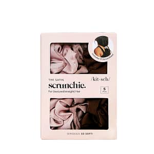 Kitsch Satin Sleep Scrunchies - Cameo