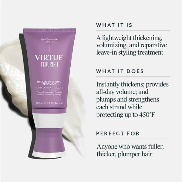 Virtue Flourish Thickening Styling Treatment what it is