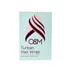 O&M turban quick dry hair wrap