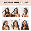 Kitsch Satin Heatless Hair Curler - Charcoal