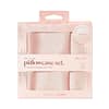 kitsch satin pillowcase set blush