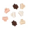 Kitsch mini claw clips rosewood