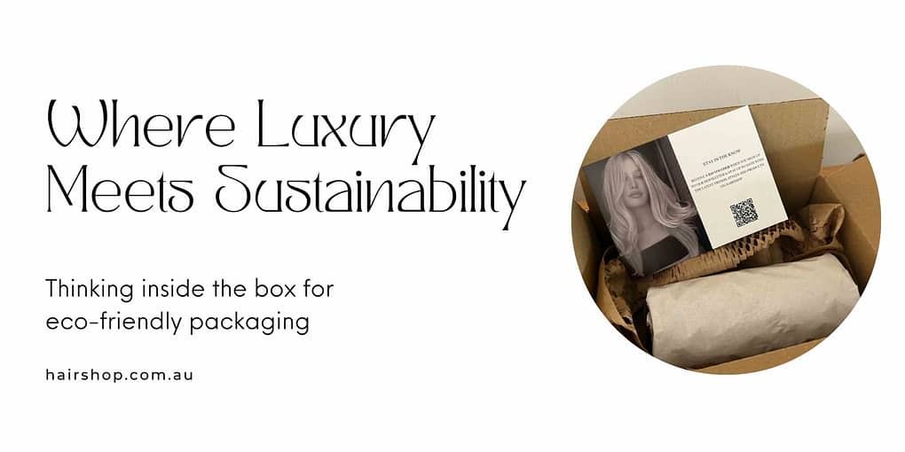 sustainable packaging Hairshop