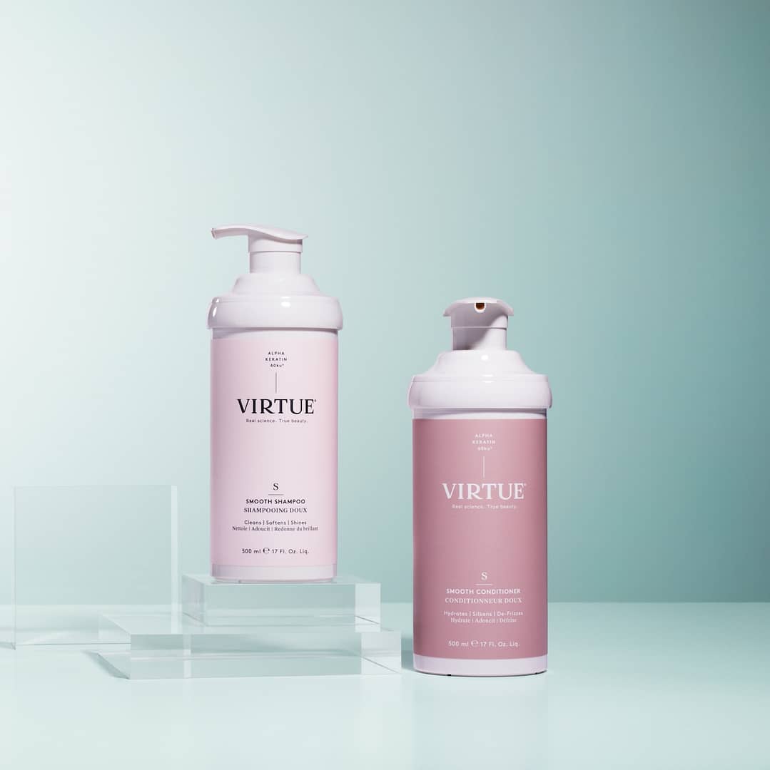 virtue smooth shampoo 500ml duo