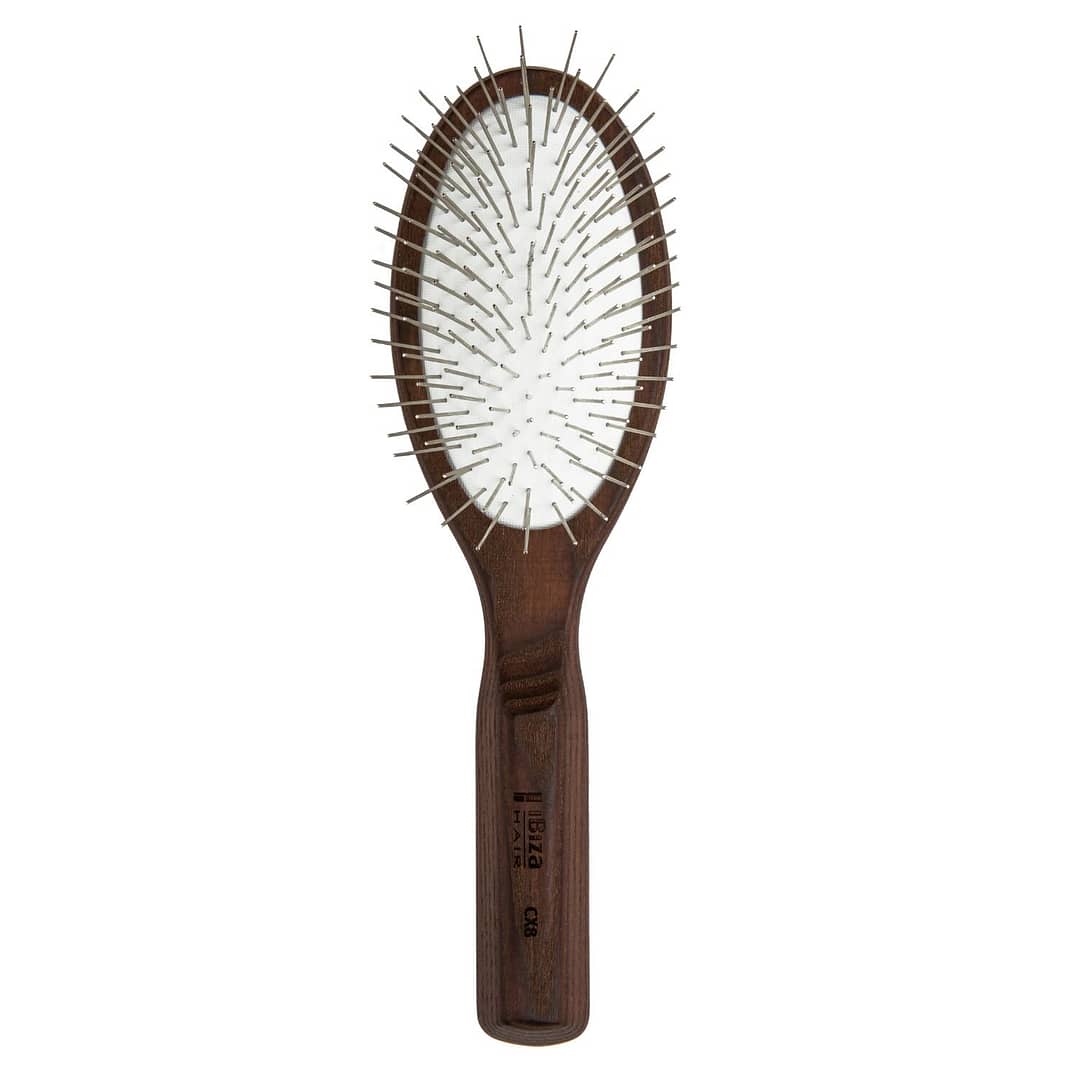 Ibiza CX8 Oval Paddle Brush – Metal Pins