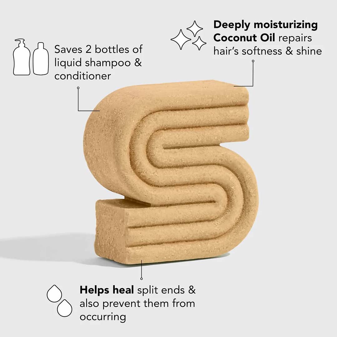 Kitsch Moisturizing Coconut Oil Shampoo Bar