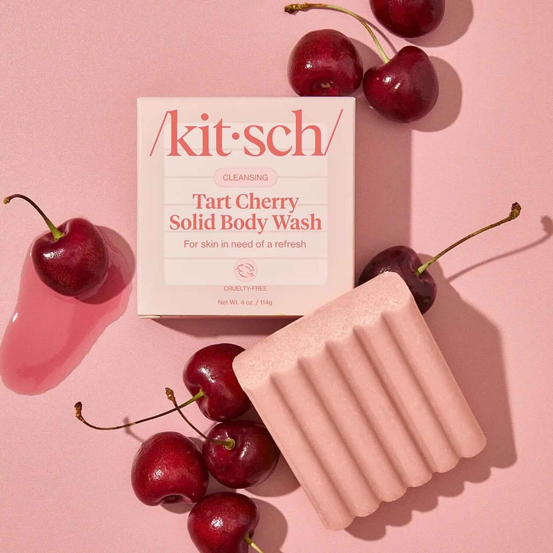 Kitsch Cleansing Tart Cherry Solid Body Wash - Image 2