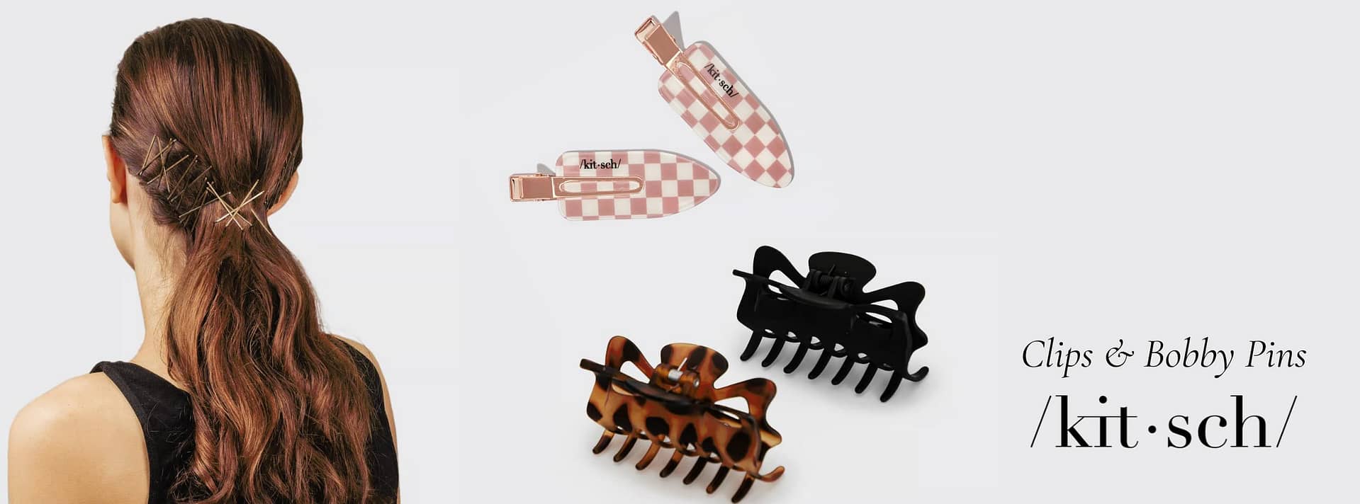 Kitsch Clips & Bobby Pins Banner