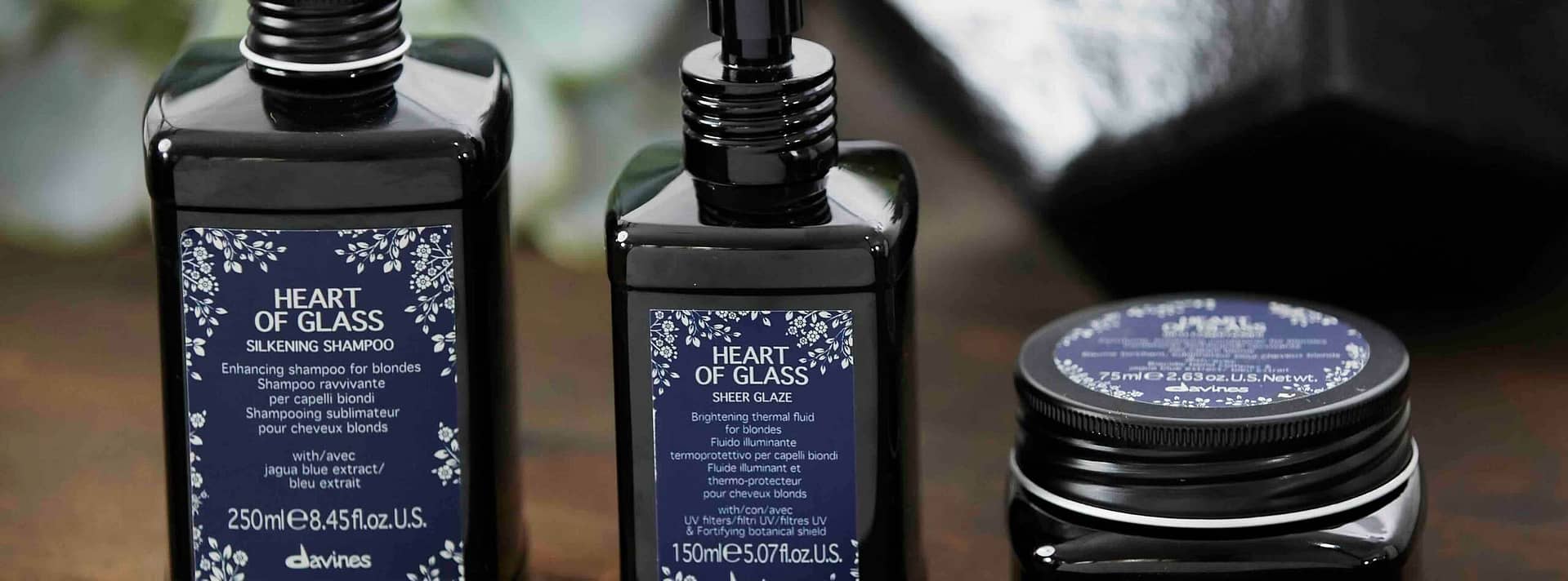 Davines Heart of Glass banner