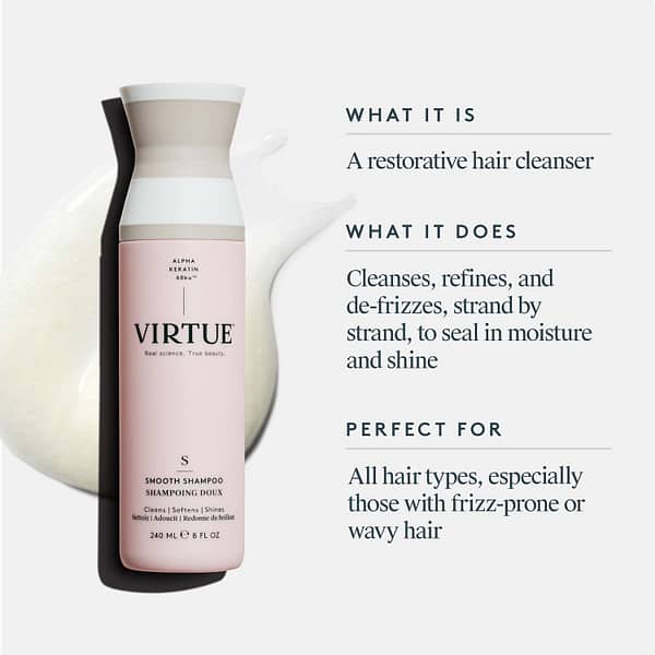 Virtue Smooth Shampoo what it is