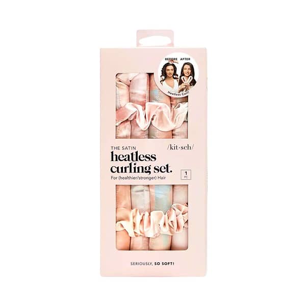 Kitsch Satin Heatless Hair Curler - Sunset Tie Die