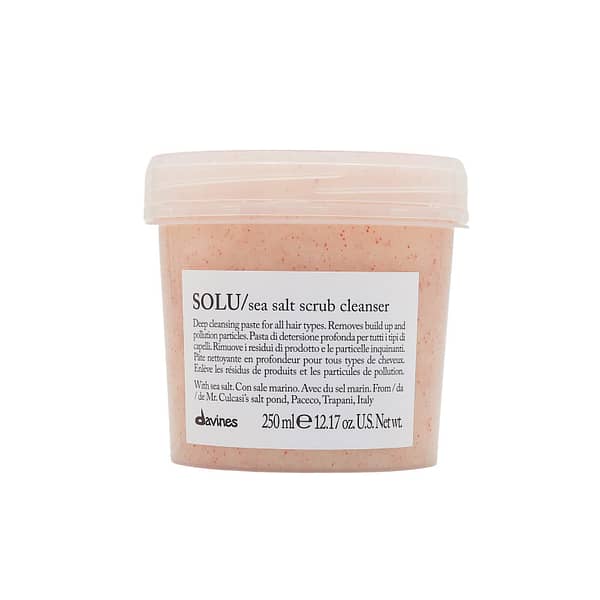 Davines Essentials Solu sea salt scrub cleanser