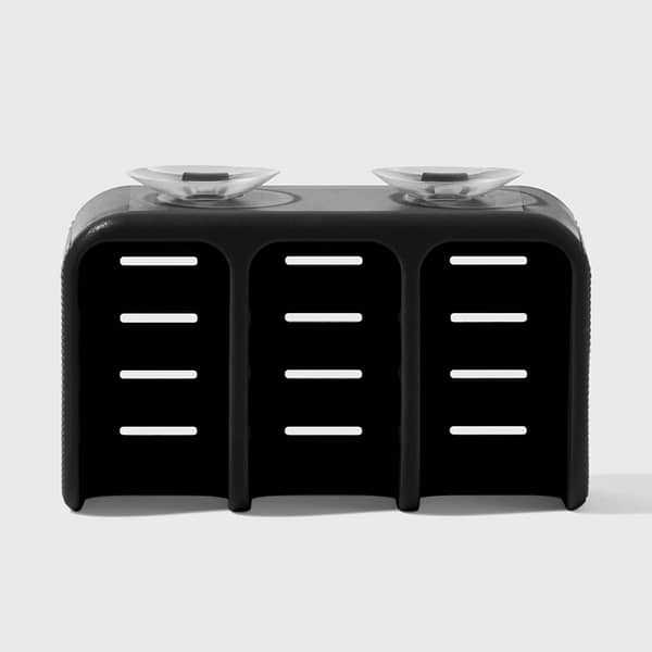 Kitsch Self-Draining Soap Dish - Black