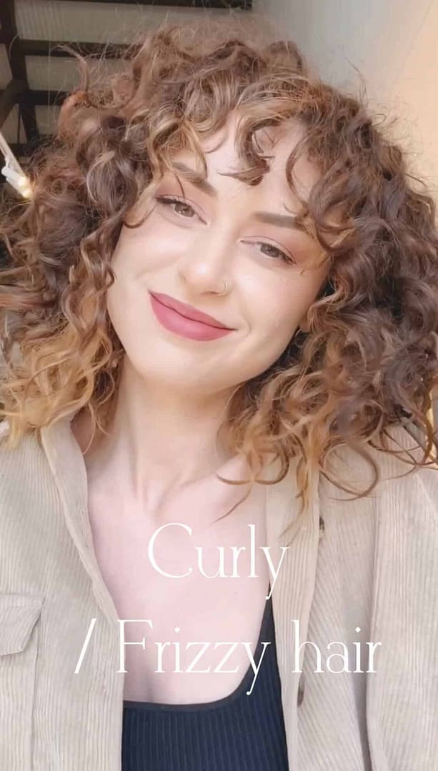 curly frizzy hair