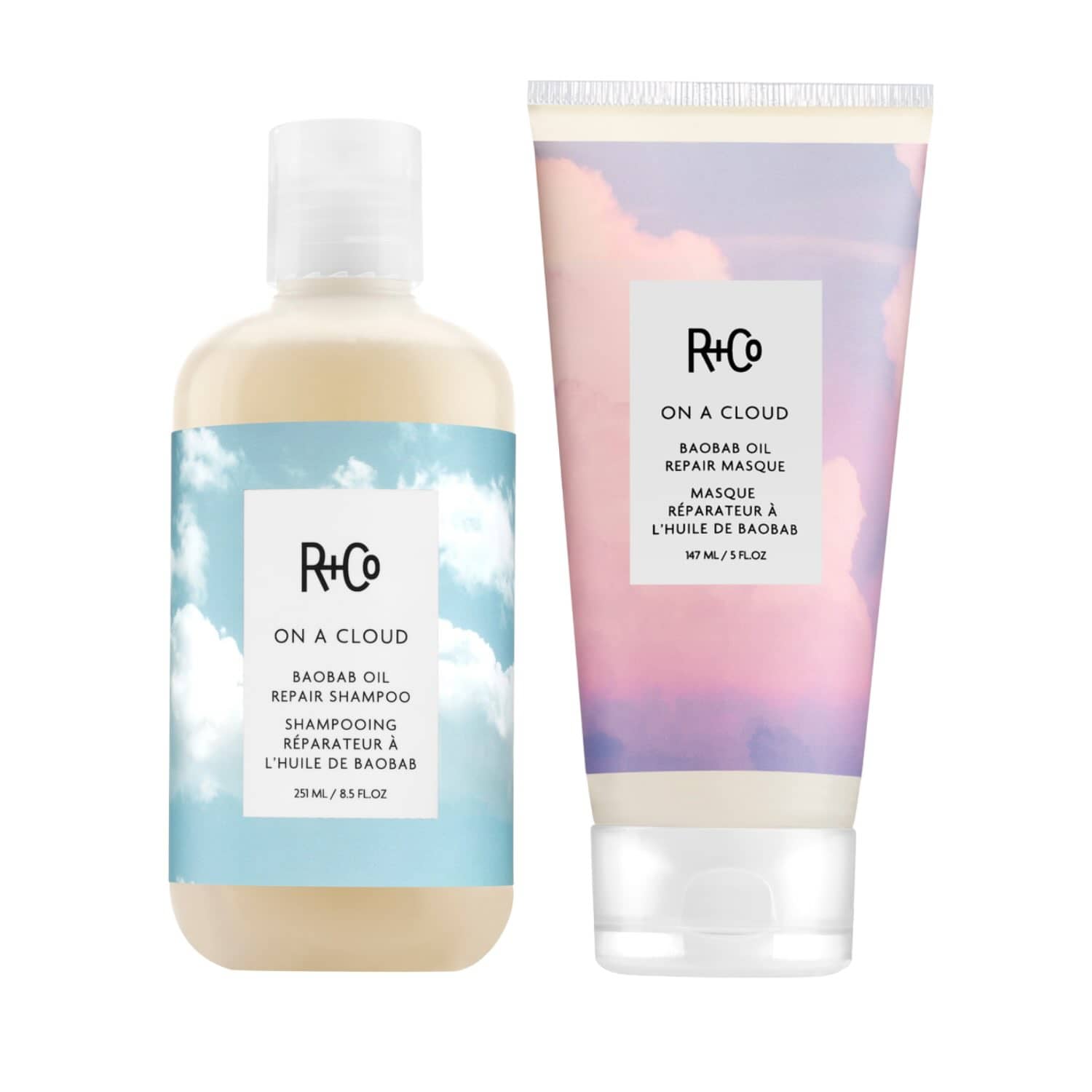 R+Co On a Cloud Repair Shampoo & Masque