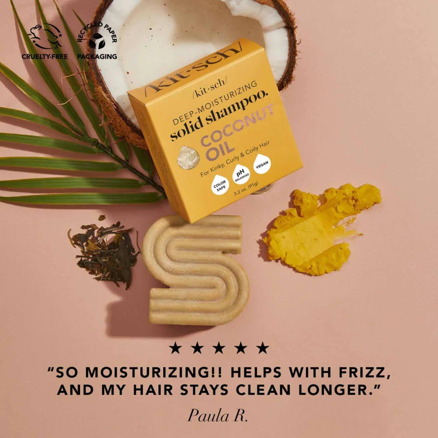 Kitsch Moisturizing Coconut Oil Shampoo Bar