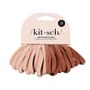 kitsch Elastic Hair Ties 20 Pack - Blush