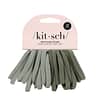 kitsch Elastic Hair Ties 20 Pack - Eucalyptus