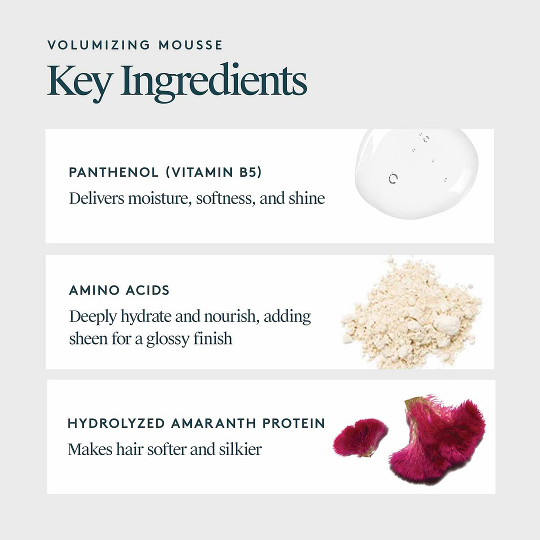 Virtue Volumizing Mousse ingredients