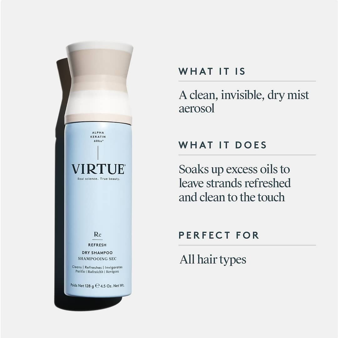 Virtue Refresh Dry Shampoo what it is