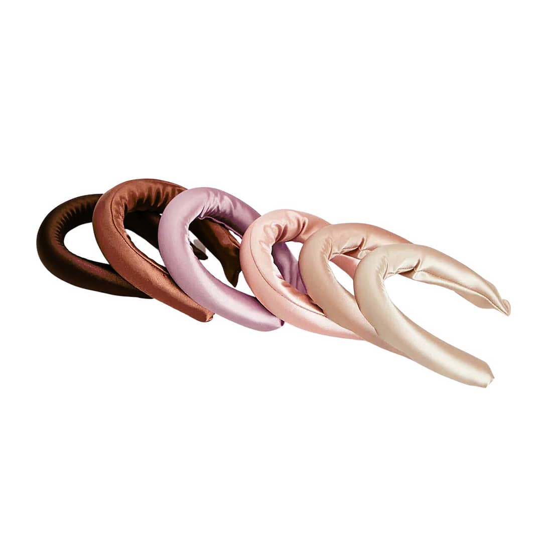 Kitsch Satin Wrapped Flexi Rods - Rosewood